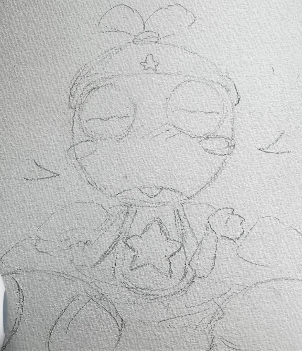 zarara_co's tweet photo. ケロロ初描き進捗
コピックで塗るか色鉛筆か、クレヨンもありかな https://t.co/RmsjXZ8UsT