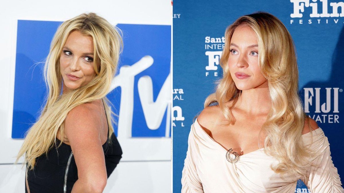BSpears_BR's tweet photo. Segundo a OK! Magazine, Sydney Sweeney lidera a lista de favoritas para interpretar Britney Spears em sua cinebiografia.

“Segundo informações, Sweeney está sendo considerada para o papel principal ao lado de Millie Bobby Brown, Addison Rae, Bailee Madison e Kylie Schultz.” https://t.co/PoBhCXzPLE