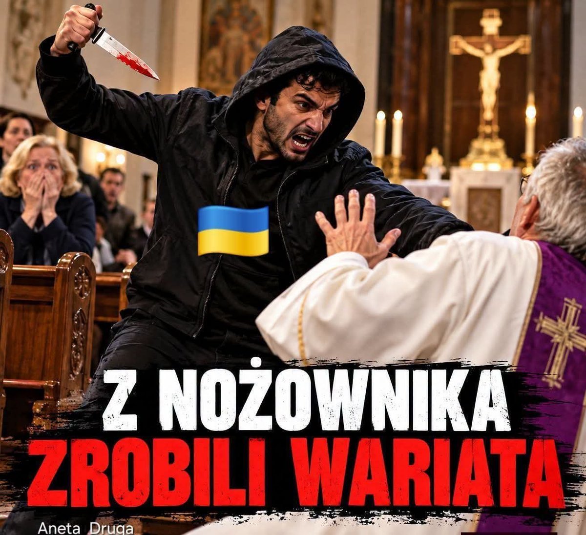 AnnaBenda3's tweet photo. Psychiatria na najwyższym poziomie, w ciągu 24 godzin postawili diagnozę.Dozywocie dla tego mordercy 🤮‼️ Deportacja , zamknąć granicę.‼️ Dość tego ‼️Polacy nie mogą się odezwać,bo mowa nienawiści.Jak Ukrainiec pobił Polaka w Wesołej,to nie siedzi, zamknęli Polaka . Gdzie prawo!! https://t.co/6YXSOMmKht