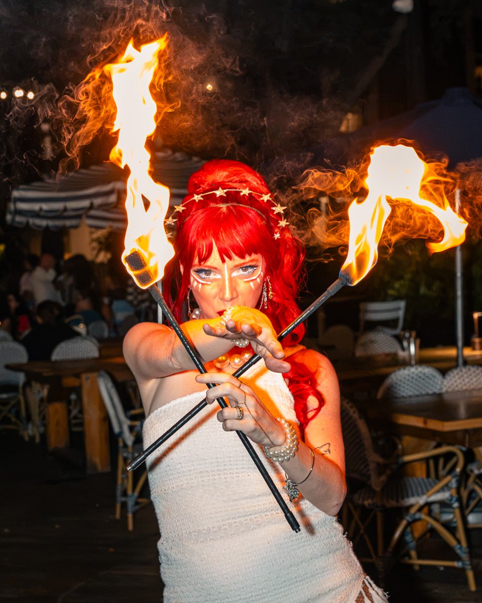 wharfftl's tweet photo. Turn up the heat TONIGHT🔥 Saturday, September 26th, join us for our Full Moon Party feat. a night of mystical experiences with fortune-telling, fire performers, and, from 12- 4 p.m., 5 for $39 or 10 for $50 mix-and-match beer buckets🔥

✨Complimentary RSVP's at https://t.co/UaVKnju9cP