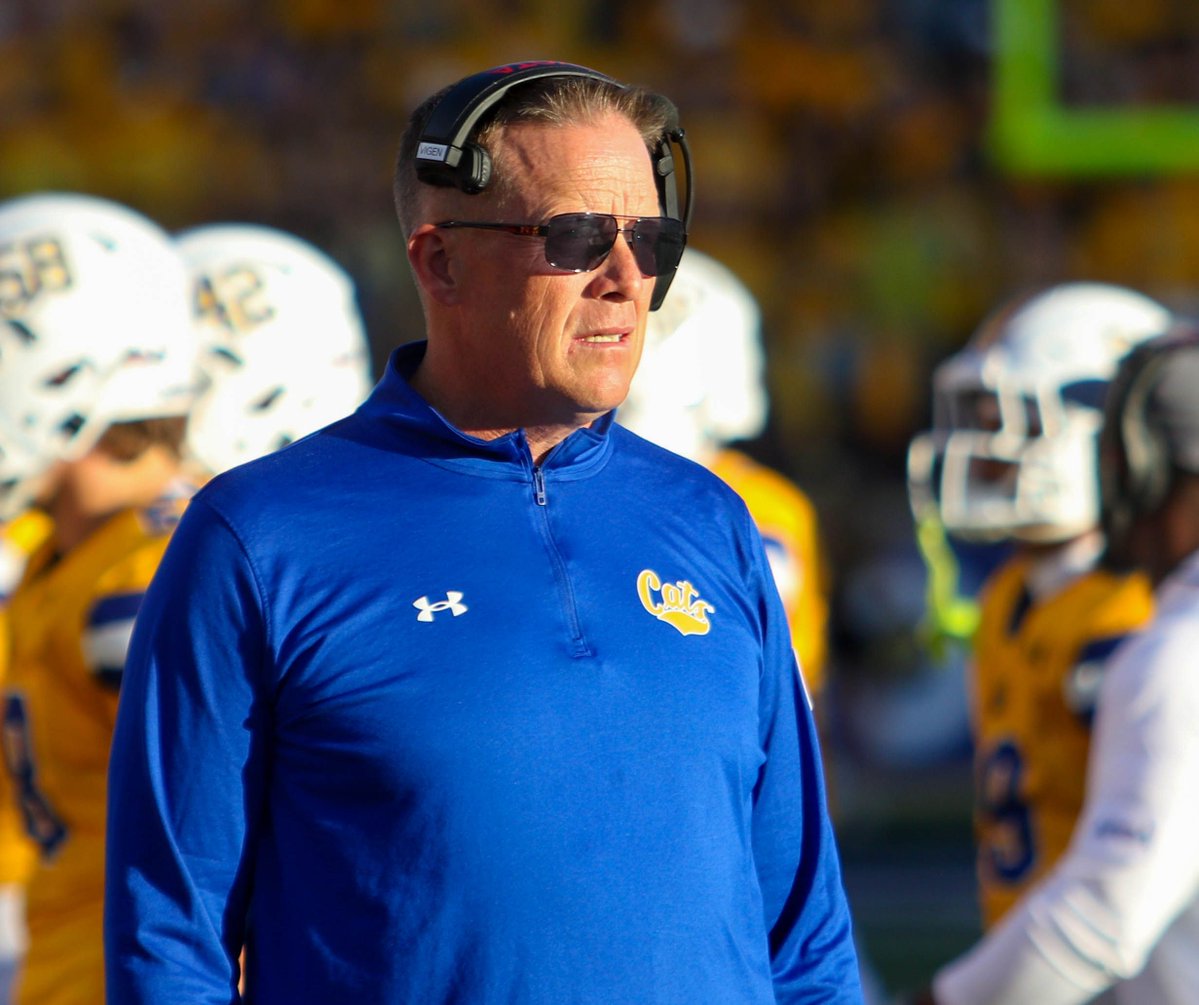 SkylineSportsMT's tweet photo. @Colter_Nuanez @Brooksnuanez @88tomcat @s_akem18 Each week, #MSUBobcatsFB head coach Brent Vigen sits down for a one-on-one with @colter_Nuanez. 

This week's episode - WATCH - https://t.co/xlU60d6fb5 https://t.co/8bcRs1Wdqc