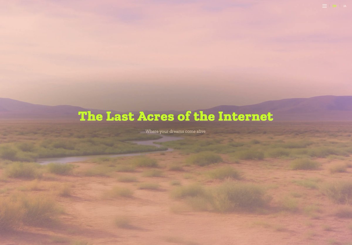 fellowshiptrust's tweet photo. 🚨Tomorrow!

@exonemo's The Last Acres of the Internet goes to auction.

⭑ Opens Sunday at 12 PM ET
⭑ Closes 24 hours after the first bid
⭑ Starting at $24, on Fellowship → 🔗https://t.co/JG4aBoVprg
⭑ Proceeds directly support @rhizome's work as a memory institution for digital art.