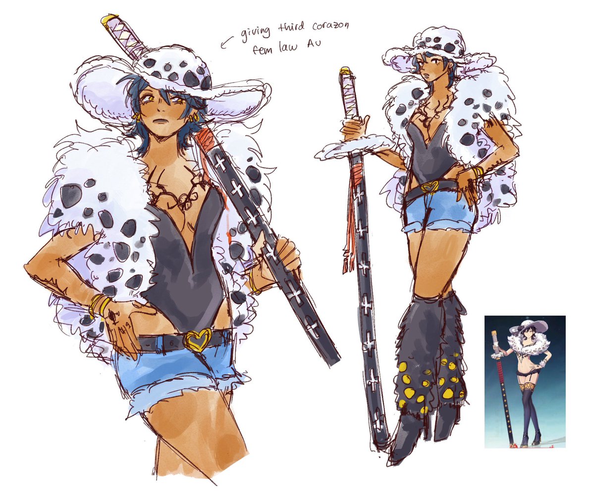 avaxxah's tweet photo. saw fem law from that gachaslop game again after a year and got inspired to redesign it https://t.co/lMYxaG8DVt