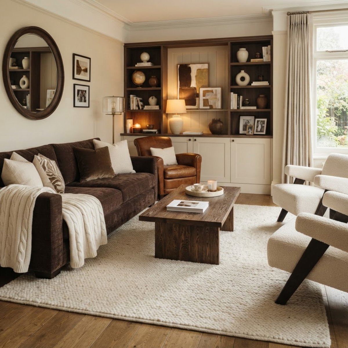 AmoreInteriors's tweet photo. 🤎 Chocolate brown &amp; Ivory — timeless, warm, and effortlessly elegant.

A beautiful pairing that brings depth, softness, and sophistication to any space. ✨

#AmoreInteriorsCollective #HomeDecor #InteriorDesign #TimelessDesign #HomeStyling https://t.co/hlukN9LSWF