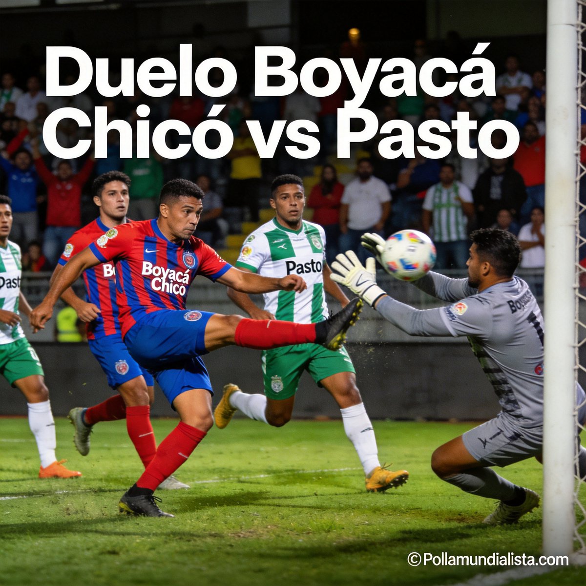 pollamundialist's tweet photo. Boyacá Chicó y Deportivo Pasto se enfrentaron en la fecha 12 de la Liga BetPlay 2026-II con un partido lleno de goles y emociones. ¿Qué te pareció su rendimiento en este duelo clave? Sigue la conversación en https://t.co/KabiXx0YUx. #LigaBetPlay #FutbolColombiano https://t.co/Fg7A2urtqe