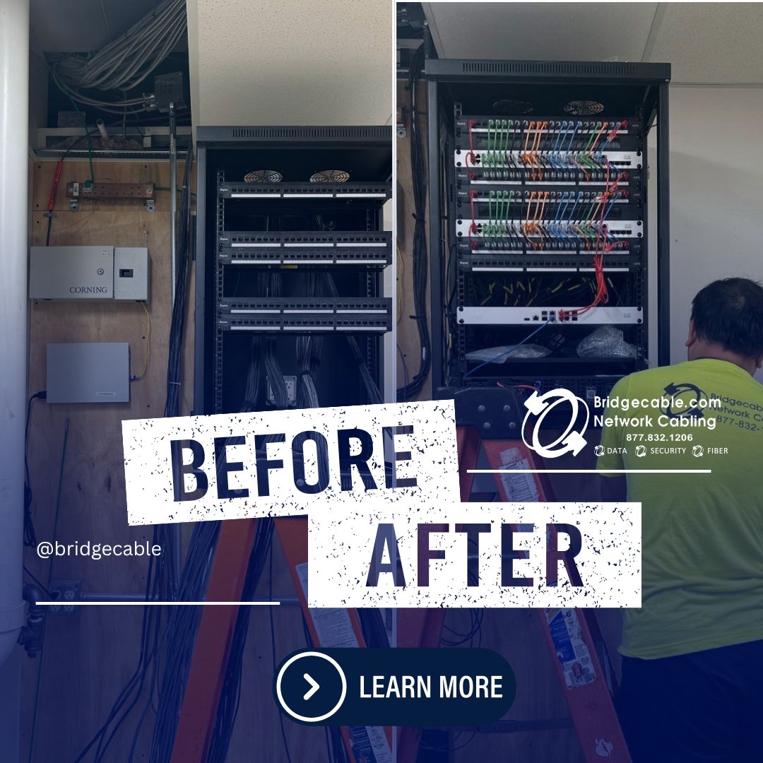 bridgecable's tweet photo. Before ➡️ After 🔥 Our crew turned this IT cabinet chaos into a clean, professional setup. Function meets form. 🔌

https://t.co/06BLzGyRhj

#CableManagement #ITInfrastructure #StructuredCabling #BridgeCable #NetworkCabling https://t.co/PbMoivGNol