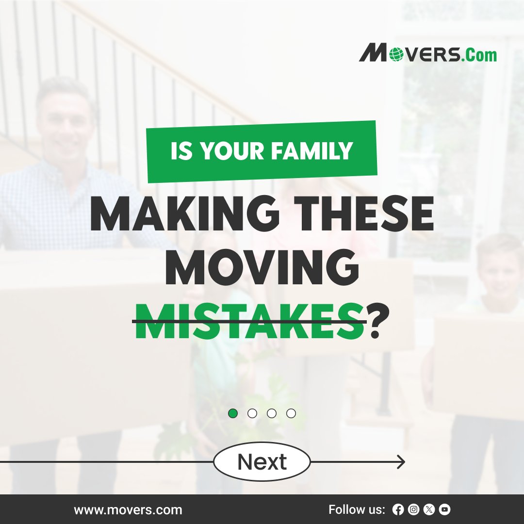 MoversCom's tweet photo. Moving day is much easier when you avoid a few common mistakes before they happen.
Get expert moving tips, and compare movers for free at https://t.co/mxhSsSZURo.
#MoversCom #MovingTips #MovingChecklist #MovingMistakes #FamilyMoving #MovingDay #MovingGuide #PackingTips https://t.co/EAasz9YcwW