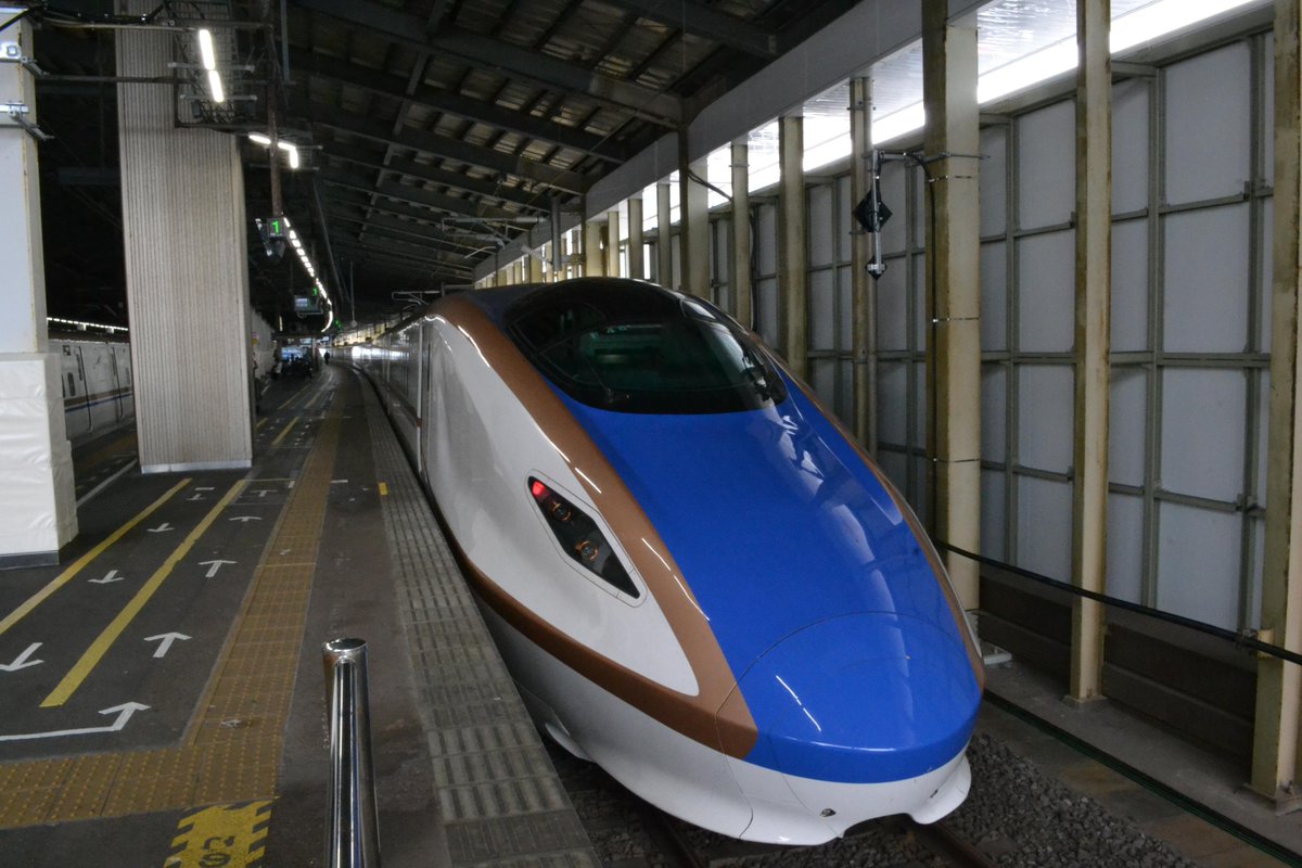 ujw2hp's tweet photo. 9/26 新潟駅
上越新幹線E7系
#新潟
#E7
#上越新幹線 
#撮り鉄 https://t.co/tv2McltWoG
