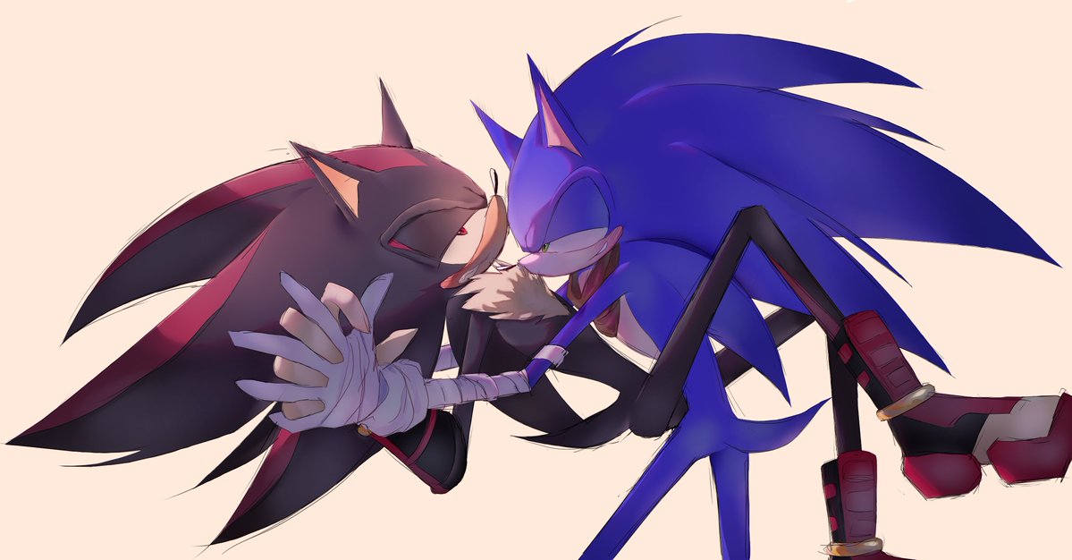 Totoho_33's tweet photo. Bow bow bow 
#sonicthehedgehogㅤㅤㅤ #sonadow #ShadowTheHedghog #sonicboom #art https://t.co/RS3JofmzT0