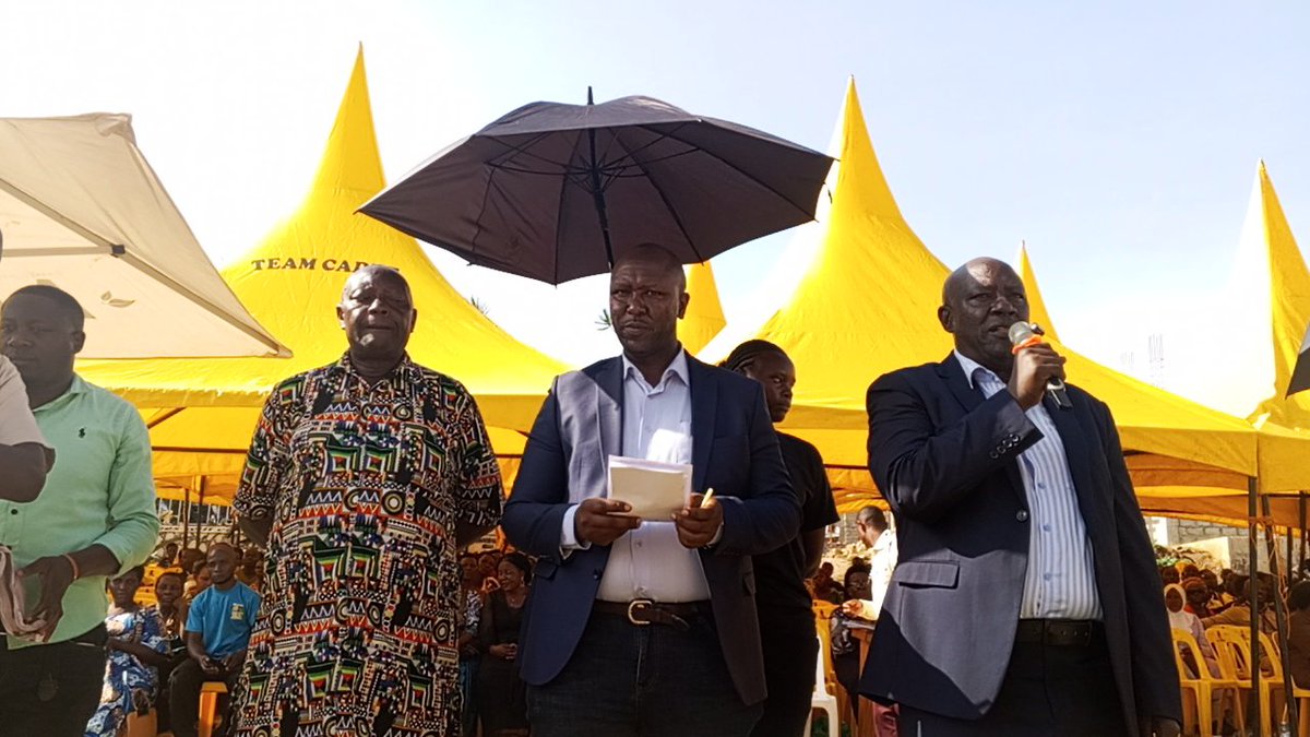 HonCadetBenja's tweet photo. My heartfelt appreciation to H.E. President YKMuseveni,Hon.Members of Parliament,leaders,friends,relatives andeveryone who stood with us during the send-off of my beloved father.Yourpresence,prayers,messages,andsupport gave us strength during this painful time.God bless you all🙏🏿 https://t.co/Ovh8TH2Xkf