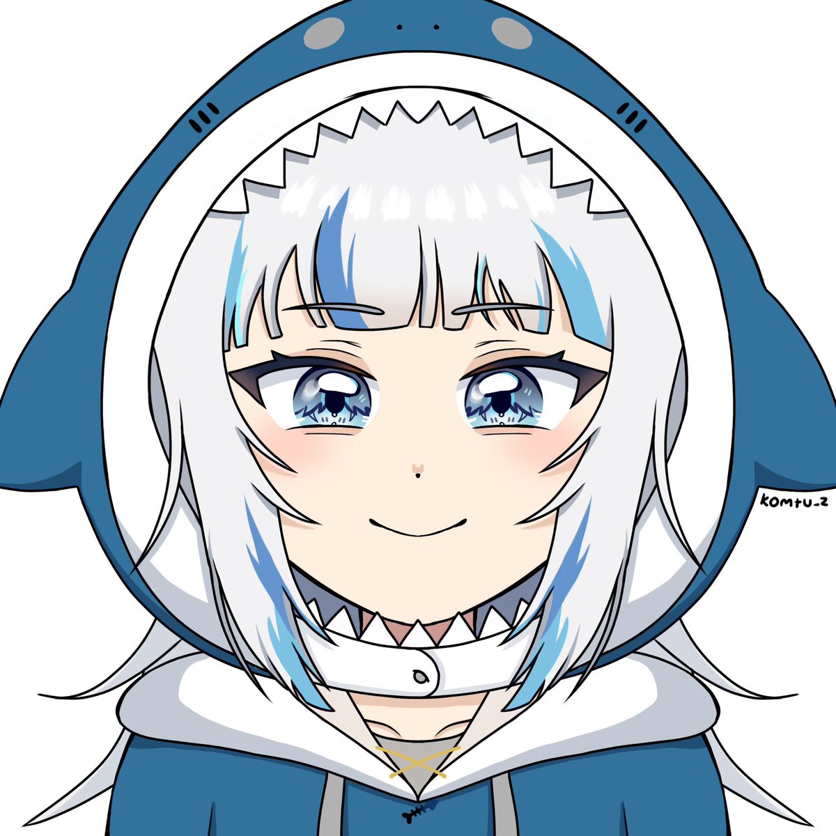 Komtu_z's tweet photo. Watch out and the shark might bite you🩵🦈

#gawrt https://t.co/INTNHt5qlD