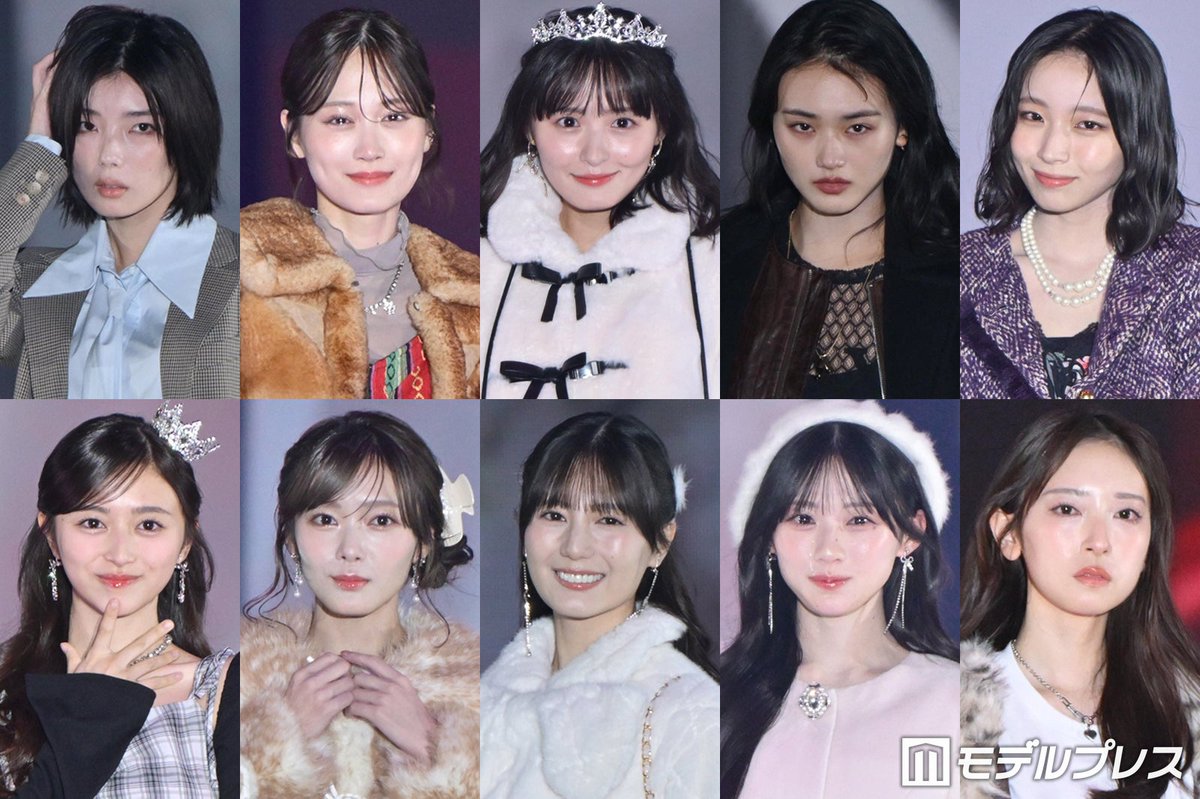 modelpress's tweet photo. 【♥️Rakuten GirlsAward 2026 A/W🍰🍭】

乃木坂46・櫻坂46・日向坂46、
OG含め25人豪華集結💕

📸坂道シリーズメンバー写真多数
https://t.co/cZ01NfDILQ

〈乃木坂46〉
五百城茉央、一ノ瀬美空、井上和
遠藤さくら、金川紗耶、川﨑桜
筒井あやめ、増田三莉音

〈櫻坂46〉
浅井恋乃未、田村保乃、藤吉夏鈴
的野美青、守屋麗奈、山﨑天、山下瞳月

〈日向坂46〉
大野愛実、金村美玖、小坂菜緒
藤嶌果歩、松尾桜

〈OG〉
山下美月、小林由依、濱岸ひより
桜井玲香、富田鈴花