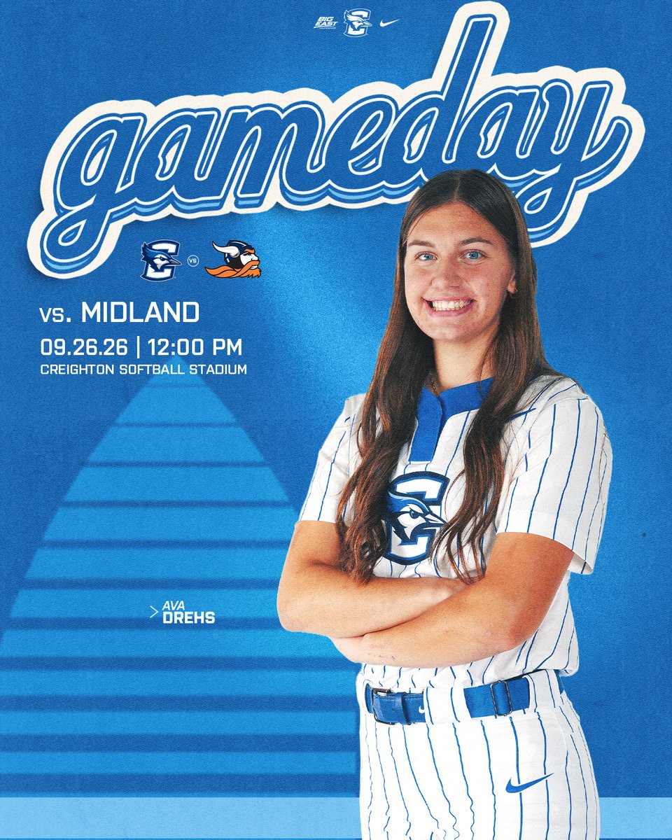 BluejaySoftball's tweet photo. FALL BALL GAMEDAY!!

🆚 Midland
⏰ 12 p.m.
📍Creighton Softball Stadium

#GoJays https://t.co/wNkNs5wIlL