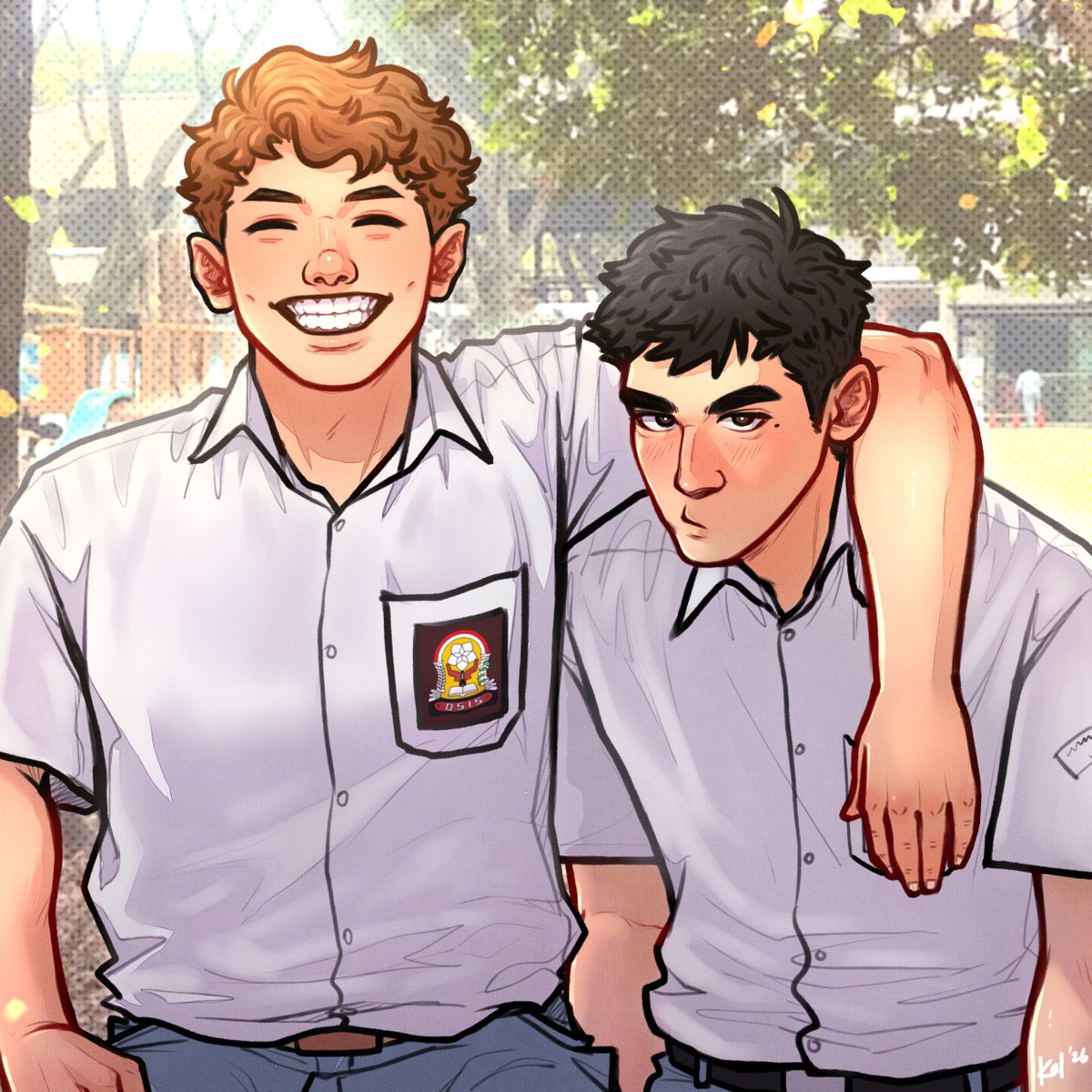 kalsyum2lag's tweet photo. HIYA NEW MOOTS!! 🍃✨

My name is Kal &amp; u can call me Kal, here I'll mainly tweets about my OCs (#Podepi_OC &amp; #basdewaoc ), some of my fixation includes Dunmeshi (horny for laios), MCYTs &amp; ATLA! 😋✨

Jangan ragu buat interact yaahhh! Ga gigit kok (unless provoked illfully) 🐯💥 https://t.co/xwUMzAw2i1