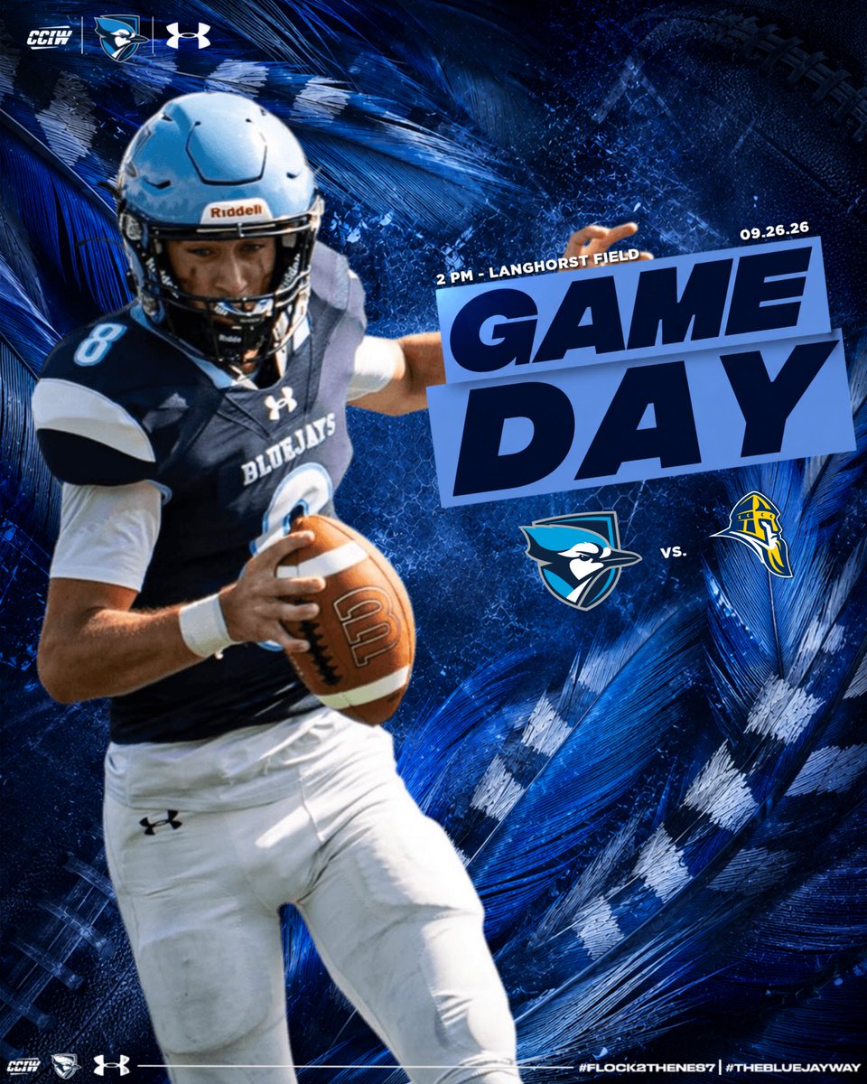 ElmhurstU_FB's tweet photo. IT IS GAMEDAY. Join us for Homecoming!

VS Augustana University
📍 Elmhurst, IL | Langhorst Field
🕑 2:00PM

#THEBLUEJAYWAY | #FlyJaysFly

LIVE STREAM: https://t.co/2P6813egop
LIVE STATS: https://t.co/VboHf5l5vJ https://t.co/jeChLvDrn2