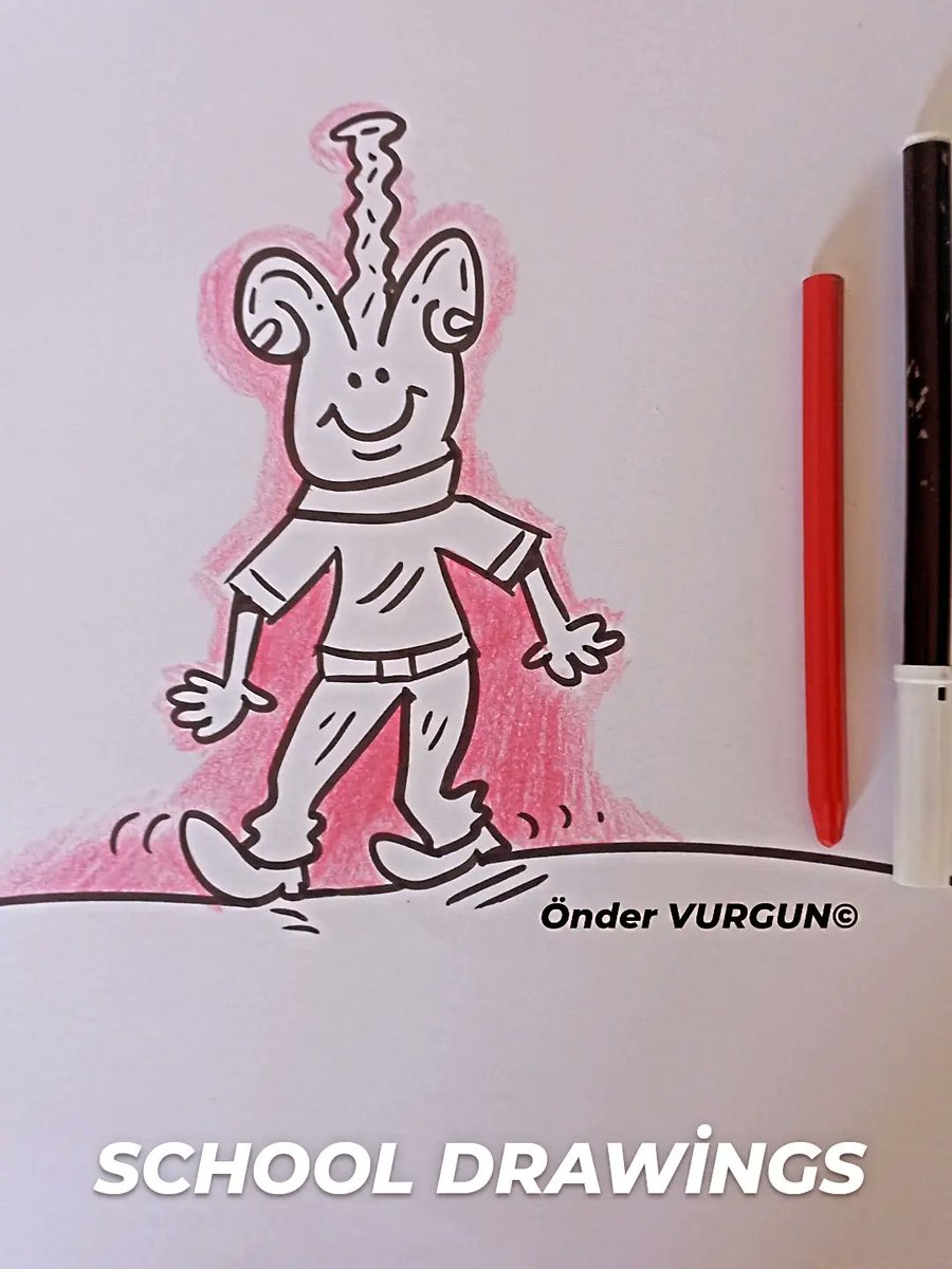 Brendapydv24's tweet photo. صورة من @artteacher_onder بتاريخ 25 يونيو 2026. قد تكون رسماً توضيحياً لأقلام تحديد، رسم تخطيطي، قلم، مبراة وقلم رصاص. https://t.co/vdmCqNmuaV