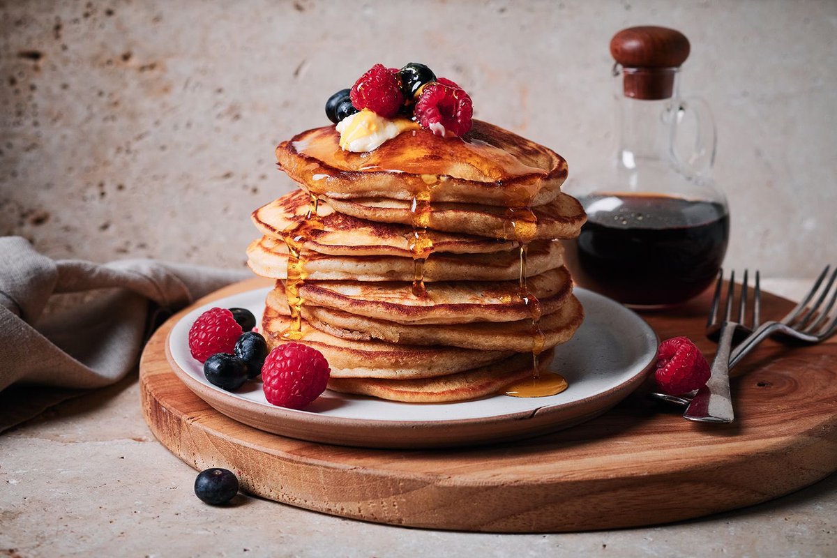 PopBase's tweet photo. Today is National Pancake Day. https://t.co/hE245JO88v