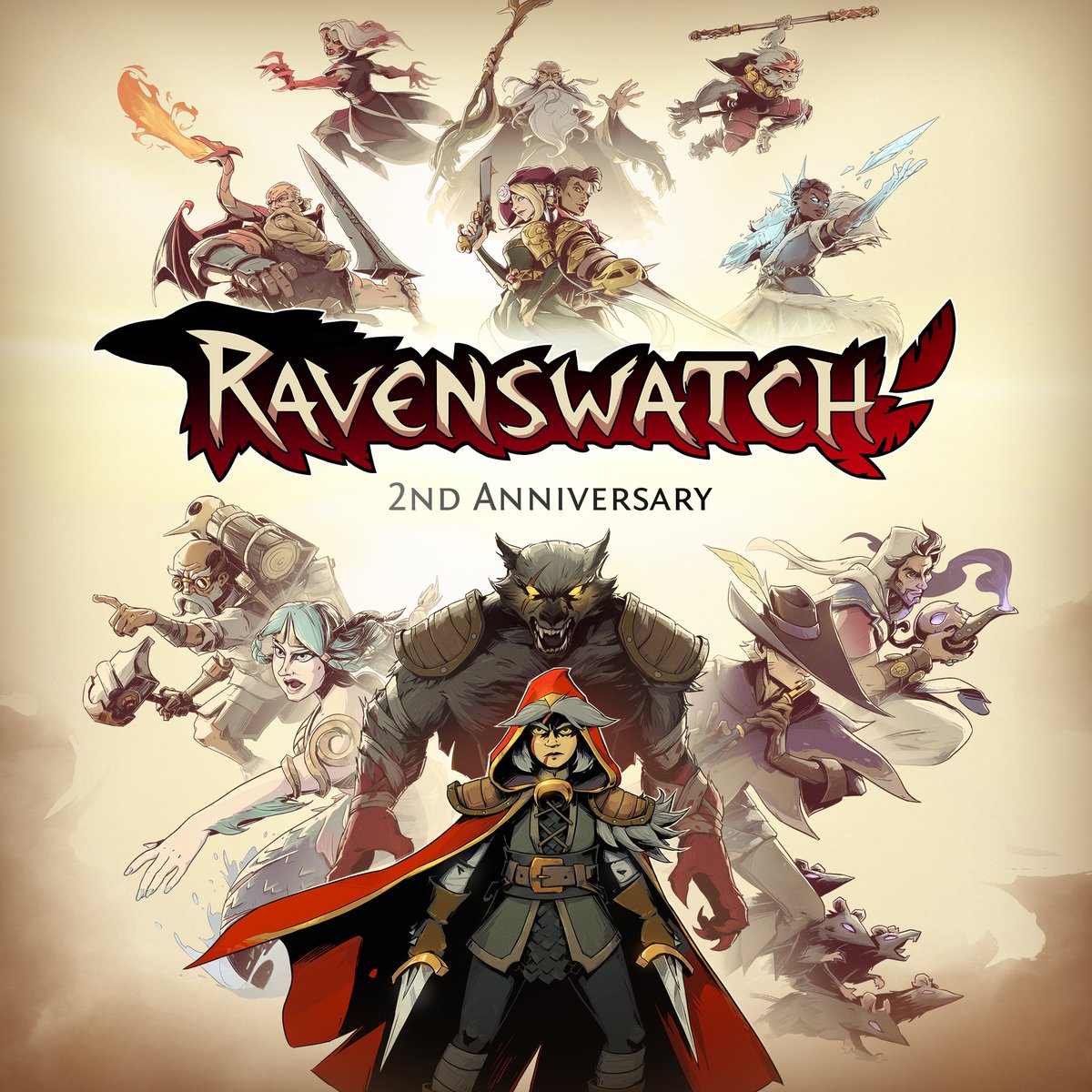 PlayRavenswatch's tweet photo. Today marks the 2nd anniversary since 1.0! What a tremendous journey it has been.

We couldn't be more proud of the team and our community for the love you've shown Ravenswatch. https://t.co/hI6tFyQgfn