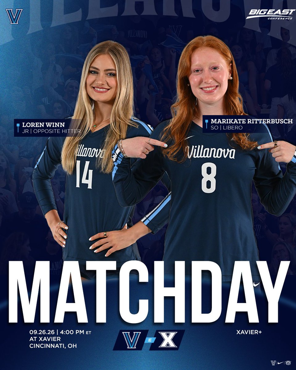 NovaVolleyball's tweet photo. Back in action 😼  

🆚 Xavier 
🕛 4:00 PM ET  
📺 Xavier+  
📊 https://t.co/yRfelAdD00  
📍 Cincinnati, OH

#GoNova https://t.co/7Jg09OVbl1