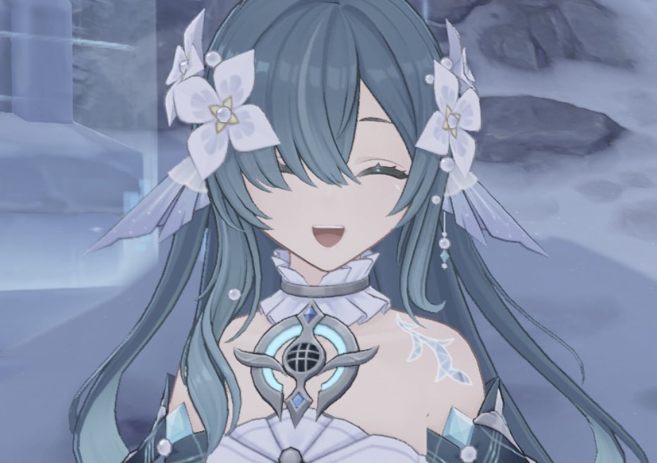otakuscara's tweet photo. i revamped my genshin oc yay  （＾ω＾） https://t.co/Kb7cgVf1l2