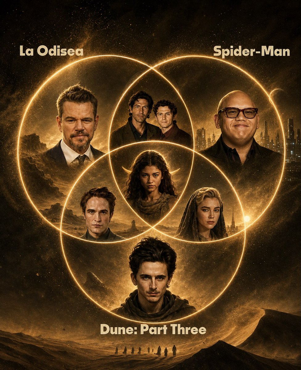 bionicall's tweet photo. صورة من Blockbuster Breaking News بتاريخ 13 أغسطس 2026. قد تكون صورة لنسر زيّ وملصق ونص يقول: «الأوديسة سبايدرمان ديون: الجزء الثالث». https://t.co/ikwX1KX7l0