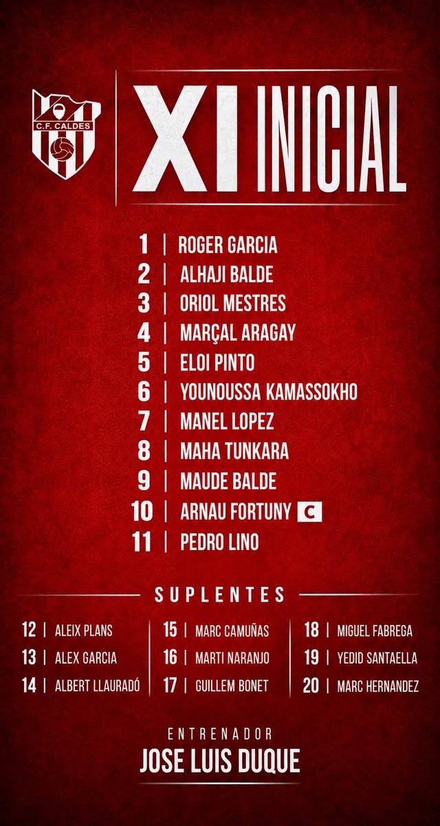 cfcaldes's tweet photo. ❤️ XI Incial 💙

Jornada 2 vs @UEFigueres 

Tot a punt! 🔥

#Elpoblequebull https://t.co/hRCKqOwSZd