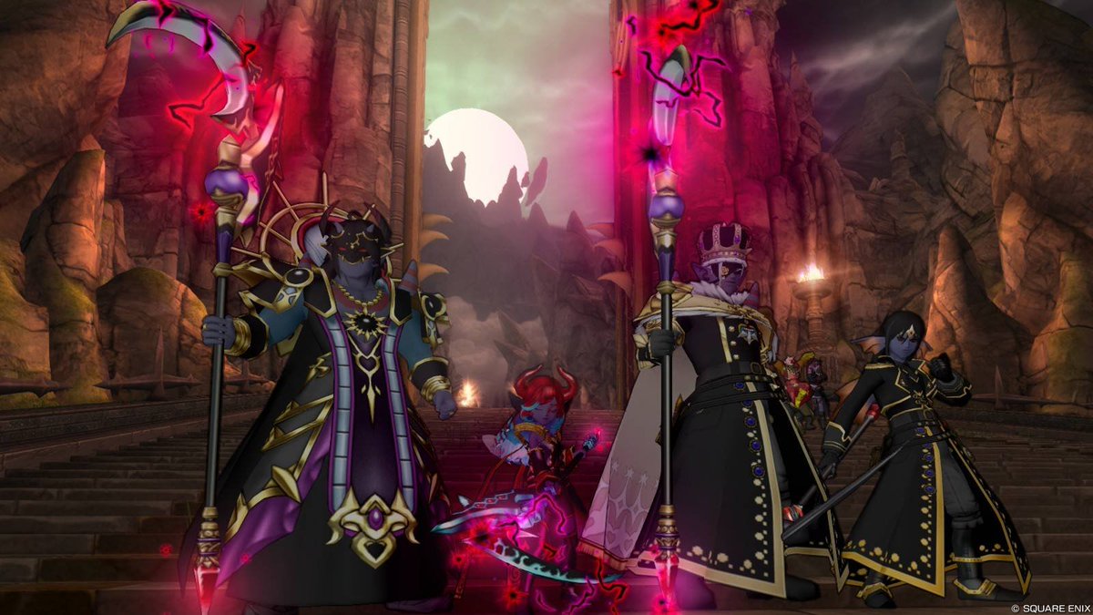 voruvoru's tweet photo. 今宵も ＃来たれ魔族たち　に参加してくれて感謝する
また、来月･･･
新しいVersionで会おう

＃DQ10　＃DQ10 https://t.co/7xFGmMK7wc