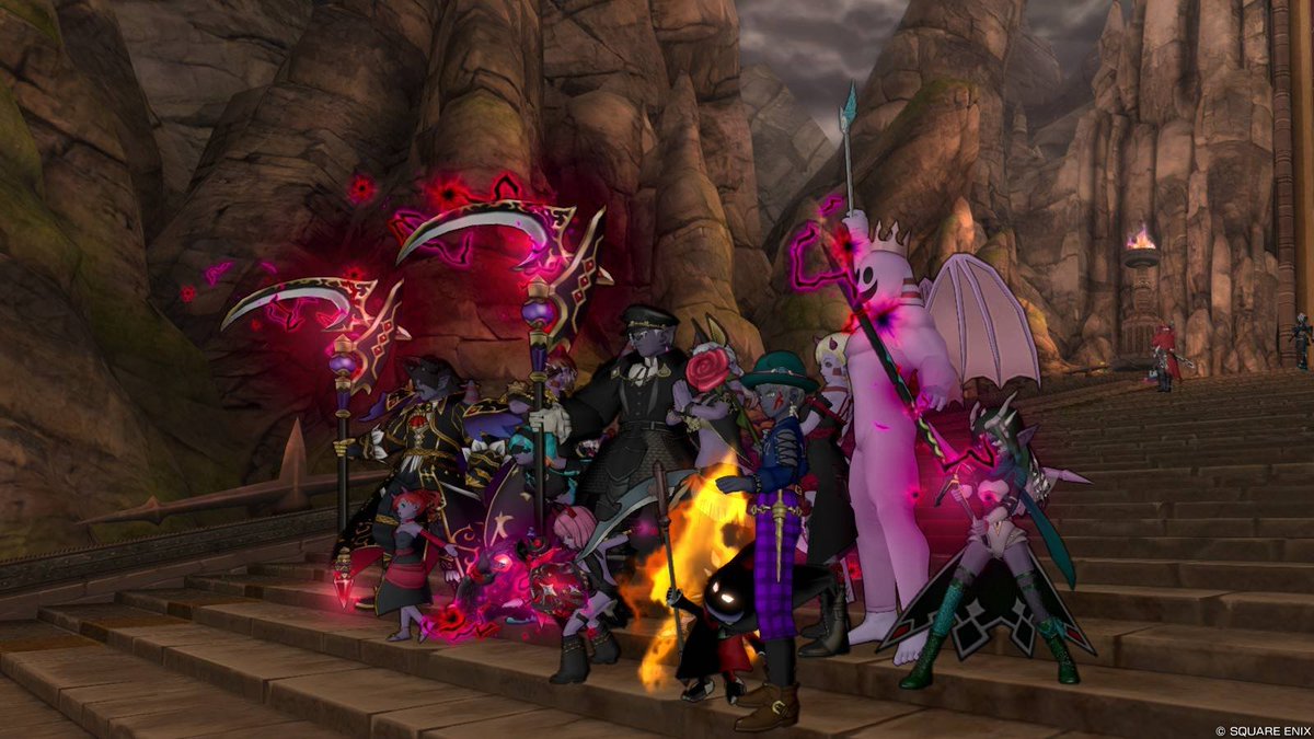 voruvoru's tweet photo. 今宵も ＃来たれ魔族たち　に参加してくれて感謝する
また、来月･･･
新しいVersionで会おう

＃DQ10　＃DQ10 https://t.co/7xFGmMK7wc