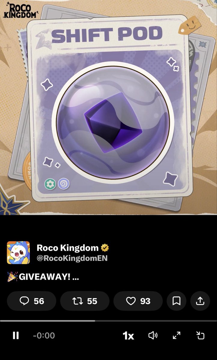 FaeryAmused's tweet photo. @RocoKingdomEN I got a shift pod https://t.co/ornU6zlWWU