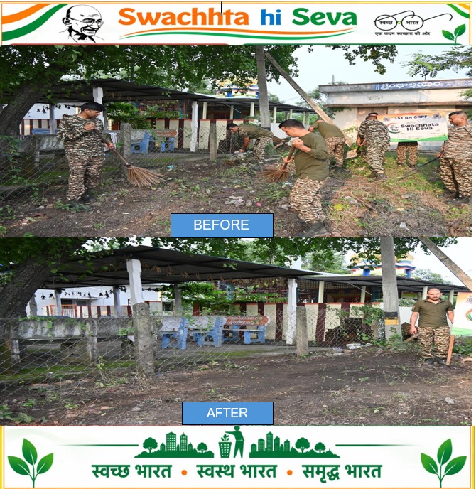 151bncrpf's tweet photo. #SwachhataHiSewa2026 - मिलकर करें प्रयास, स्वच्छ रहे आसपास। स्वच्छता से समृद्धि की ओर @151bncrpf 🇮🇳 
#SHS2026 
#SwachhataHiSewa2026
 #Swachhotsav

@crpfindia
@HMOIndia
@PIBHomeAffairs
@PMOIndia
@SwachhBharatGov
@swachhbharat
@MoHUA_India
@MoJSDDWS
@WSCRPF2016
@CTGSECTORCRPF https://t.co/Nd1Q15AQWh