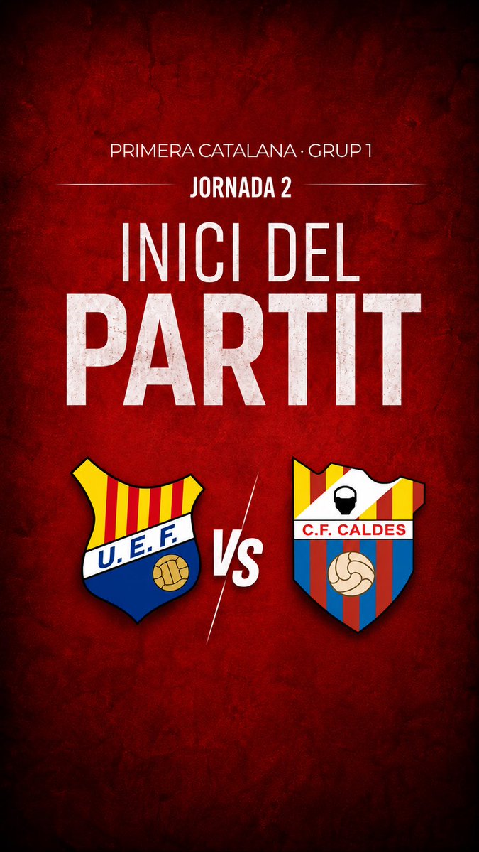 cfcaldes's tweet photo. Comença el partit al Estadi municipal de Figueres 🚀

❤️ Caldes de Montbui 0-0 @UEFigueres  💙

#Elpoblequebull https://t.co/18yWN116rS