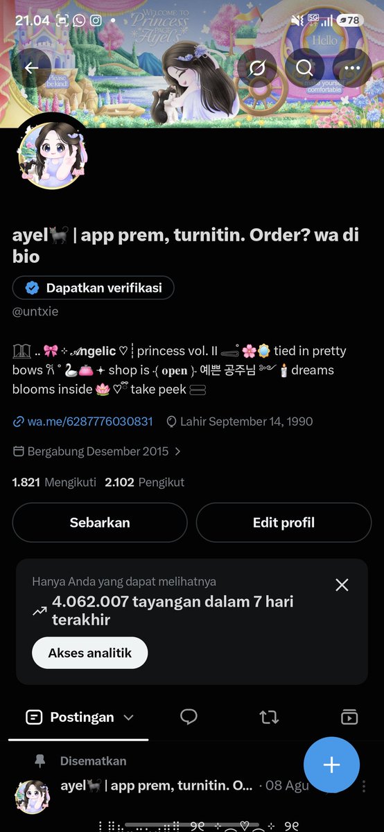 tigfosi's tweet photo. help rt! thank youu

haii yang kenal ayel/deby? dari @.untxie atau CERITA "KOSAN BERDARAH" ??? AKUNNYA KENA SUSHI SHIBALL, MARII MOOTSS. ELON GABISA LIAT ORANG SENENG DIKIT
#zonauang https://t.co/bZ2G7L2vS2