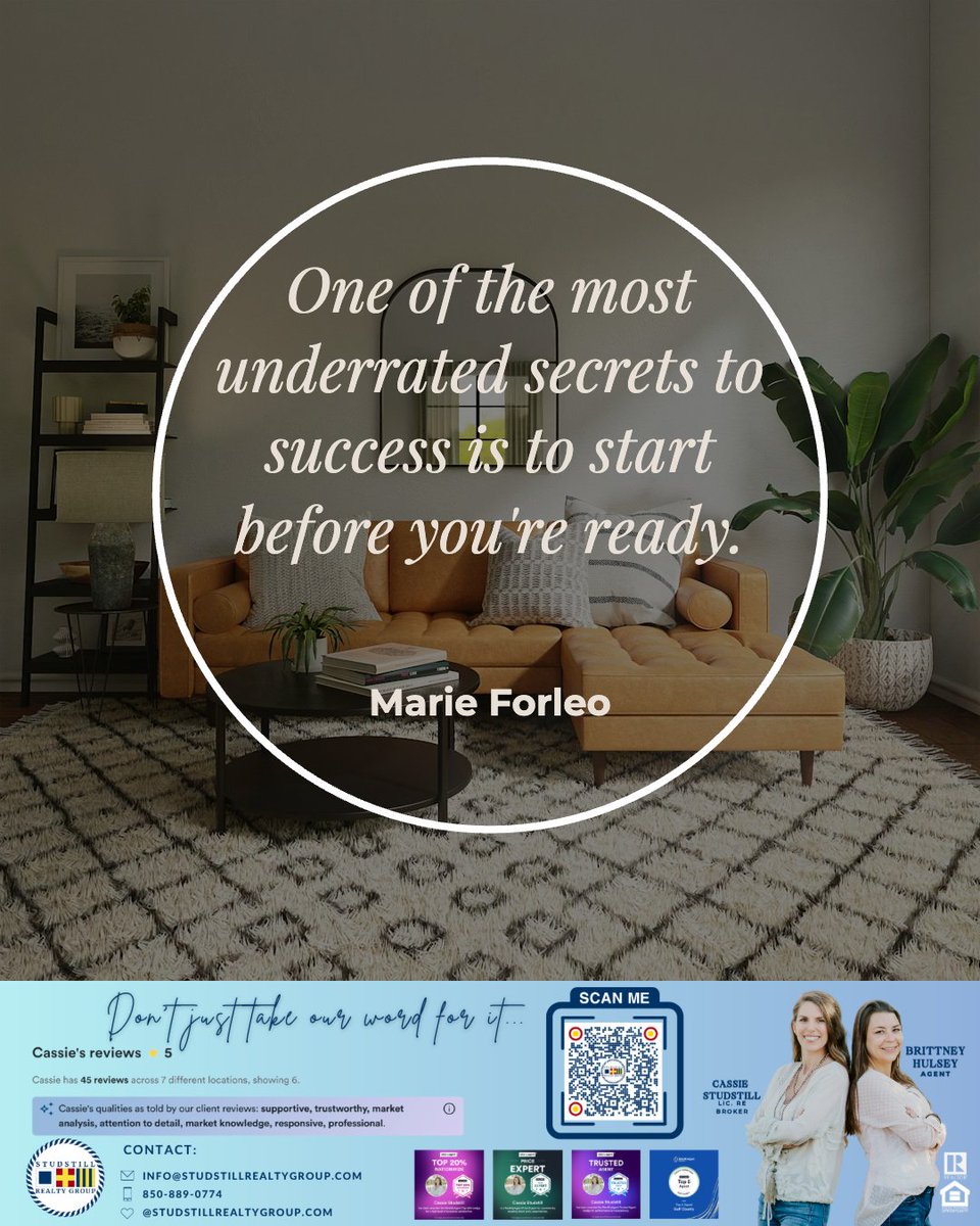 studstillrealty's tweet photo. The goals you have for tomorrow are built by the actions you take today. ✨

#QuoteOfTheDay #Positivity #RealEstateExperts #RealEstate #HomesForSaleFlorida #FloridaRealEstate #LoveWhereYouLive #CoastalFlorida https://t.co/kNwtM5RT37
