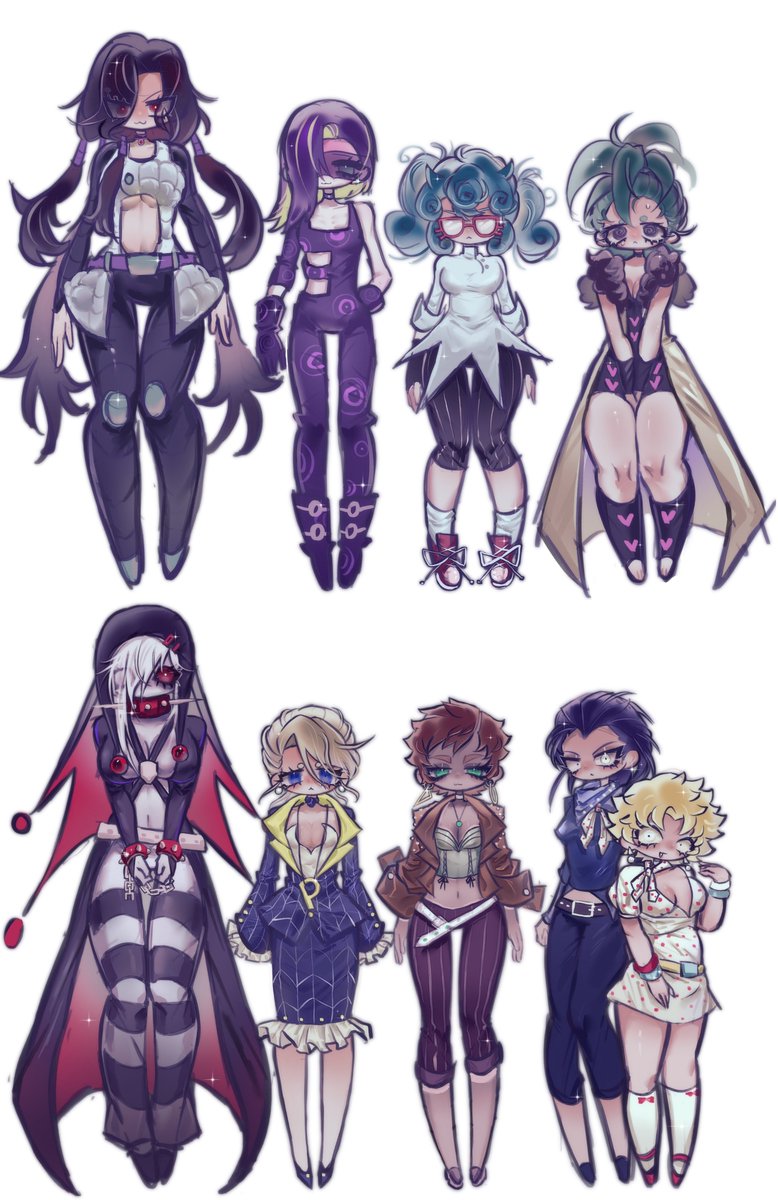 wngxng193728's tweet photo. 女体化
最后一张是身高对比图 #jjba https://t.co/W7EENwbX8N