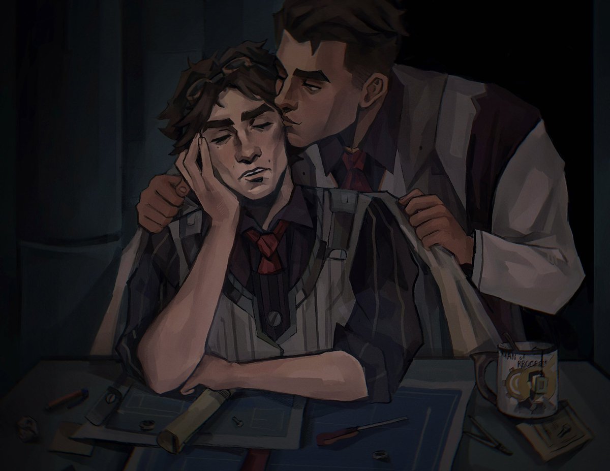 chertilah_sideq's tweet photo. please be quiet viktor is sleeping 

#jayvik #arcane https://t.co/KbxtViIKzJ