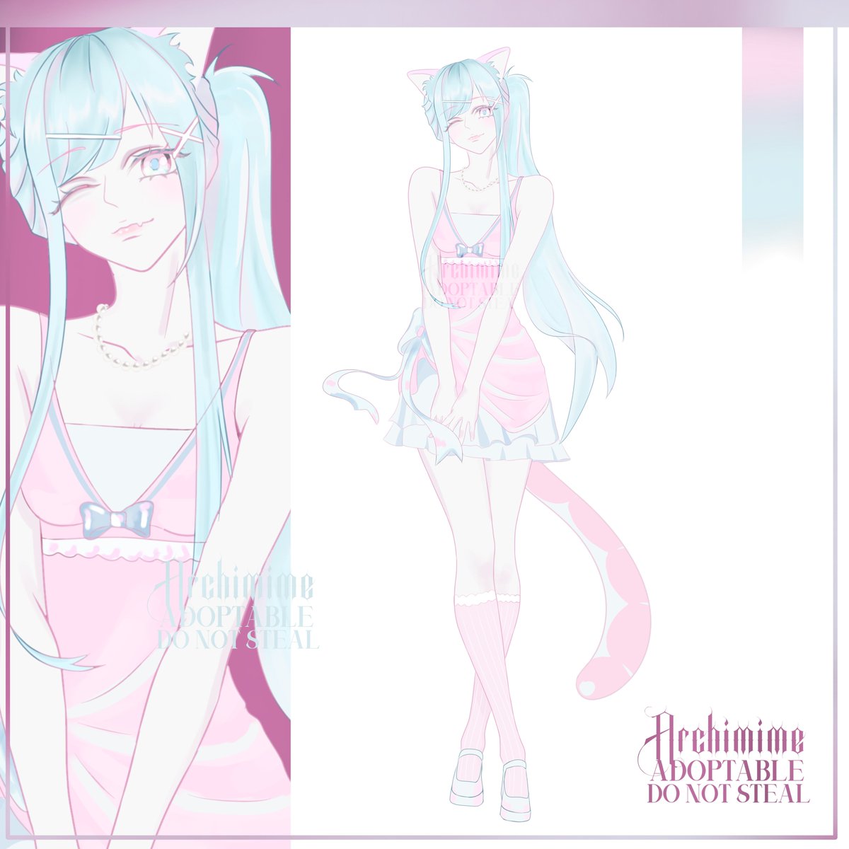 arodewitt's tweet photo. Nekomimi adoptable
♡ADOPTABLE ♡
SB: $5 / ₱300
AB: $30
Minimum bid increase: $1 / ₱50

Included:   
AB: 1 Chibis, Backview
Commercial use: +50%

♡ BID HERE ♡
https://t.co/K81pPvkXxn
https://t.co/23fAM0pcwe
#adoptable #nekomimi #kemenomimi https://t.co/Oik4VXLUpw