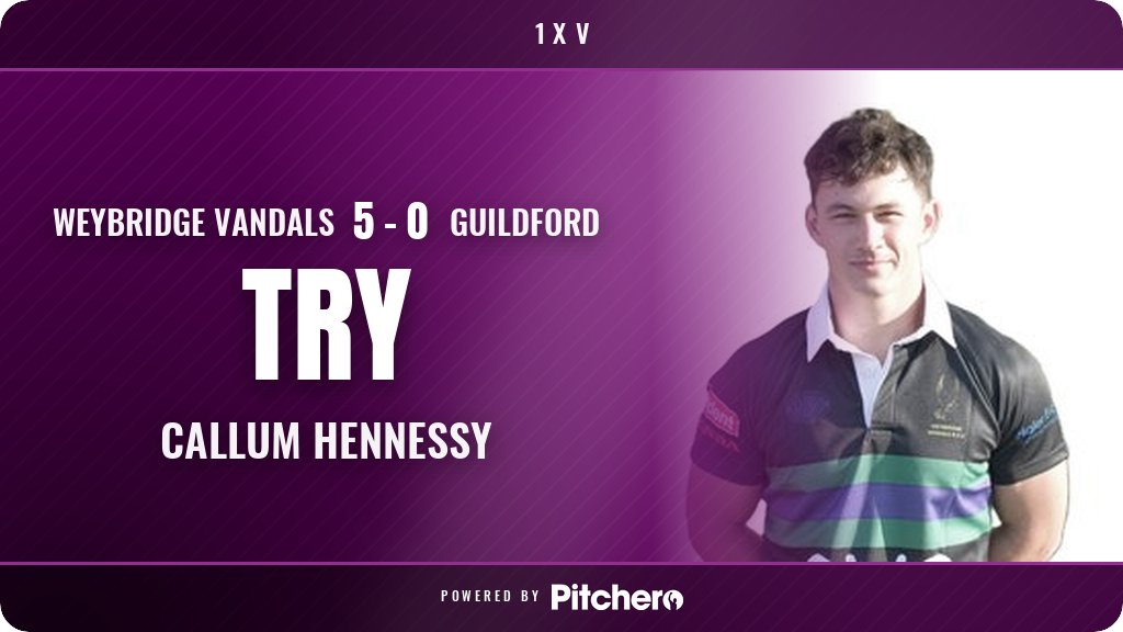 VandalsRFC's tweet photo. 6': Callum Hennessy scores for Weybridge Vandals 🙌
#WEYGUI #Pitchero
https://t.co/h7iTauvOGu https://t.co/tKXvvWQgIU