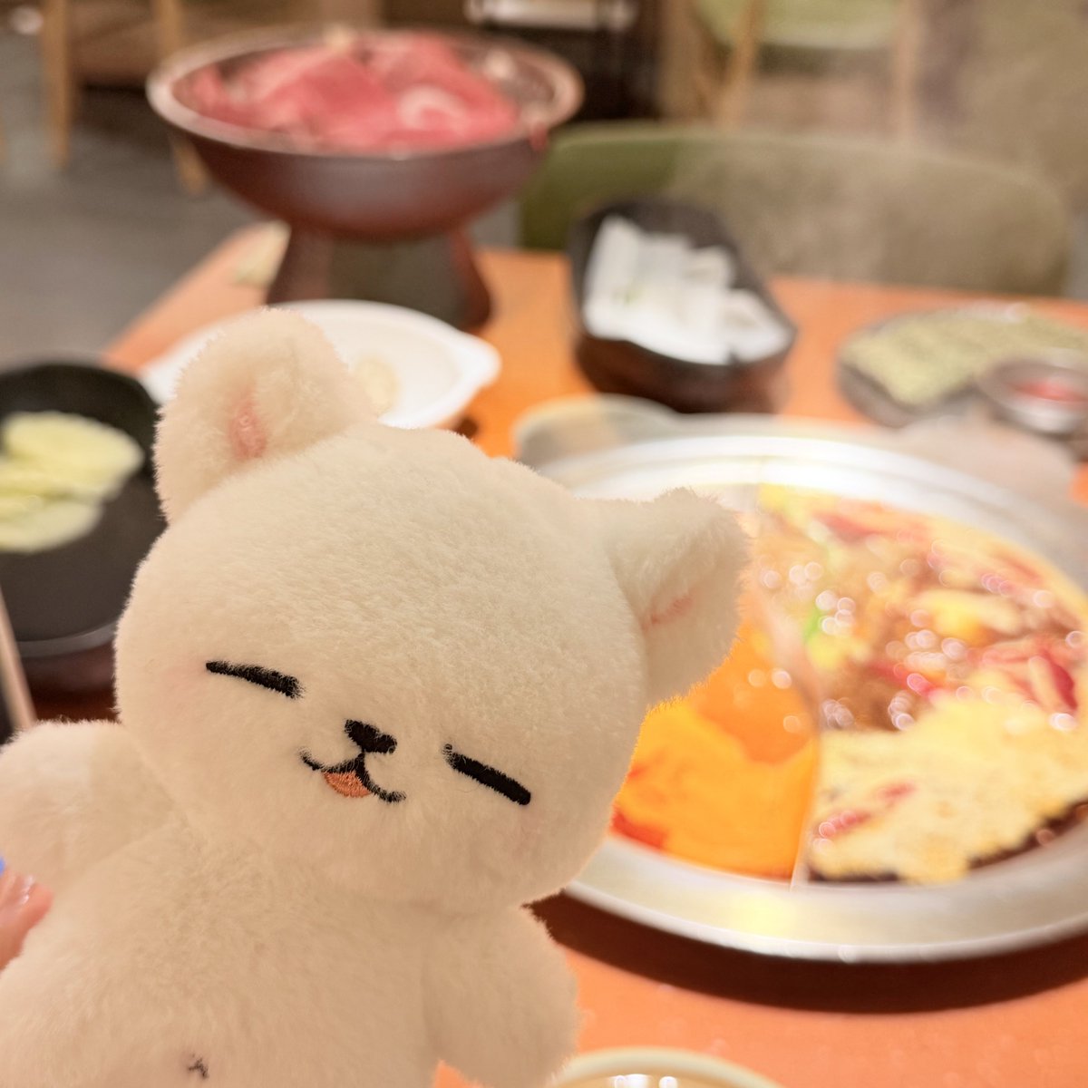lanker290's tweet photo. 和小狗来吃我最爱的中国食物！火锅！
以及女神后续会出윤치영的娃娃吗？小狗好孤单呀TT
@marinecode11
#강아지는건드리지마라 https://t.co/6uo41zpYmM