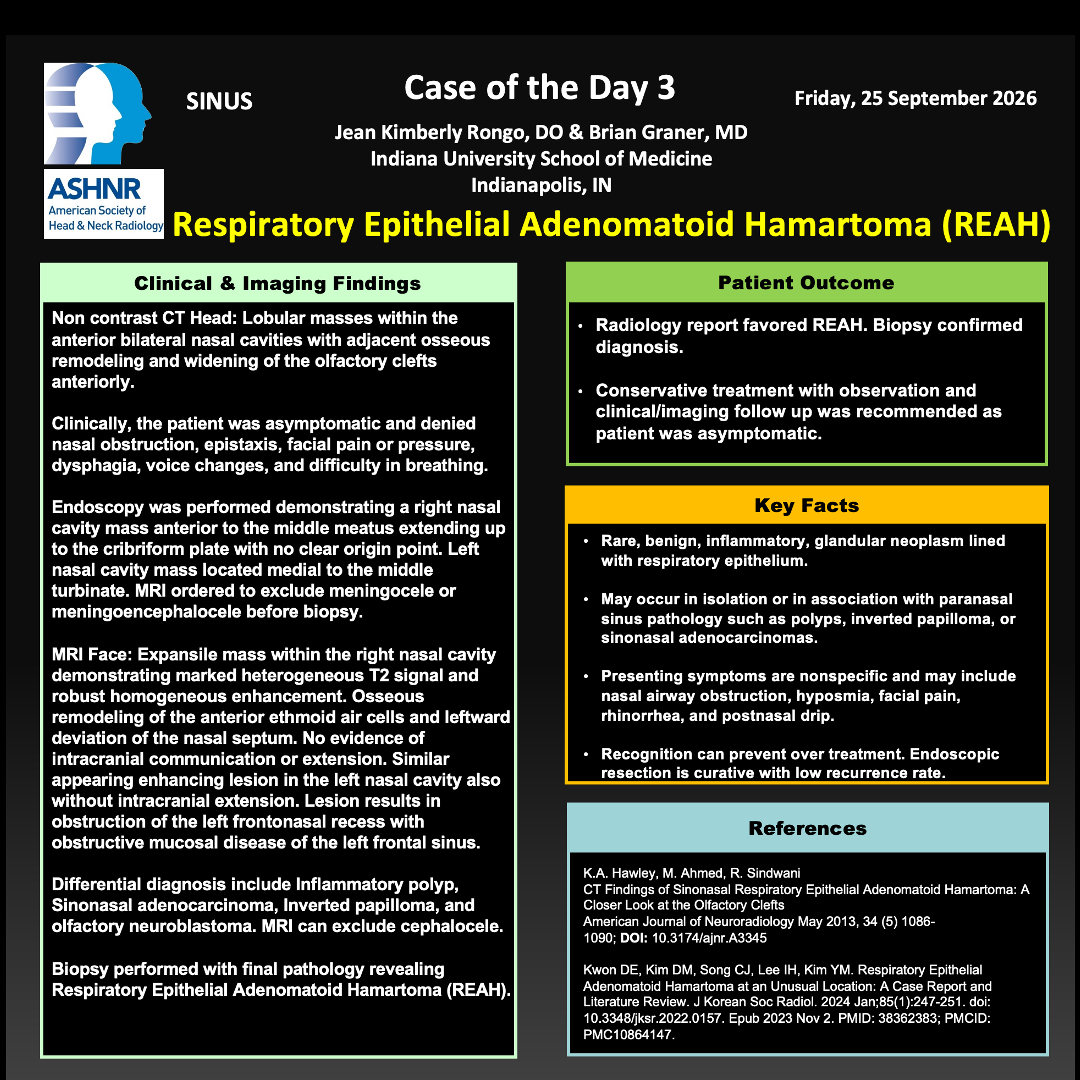 ASHNRSociety's tweet photo. Thanks to our day 2 Case of the Day presenters for sharing these fantastic cases! #ASHNR26 https://t.co/ZuCsLraxvg