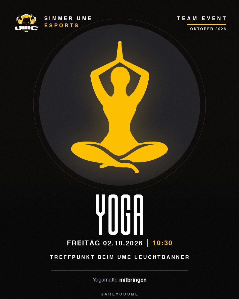 SimmerUME's tweet photo. Drei Aktivitäten, ein Switzerlan Wochenende:

🧘 Yoga — Freitag 10:30
📸 Fototermin — Samstag 12:00
🧗 Bouldern — Samstag 13:00

Bouldern sign-up  👉 https://t.co/uuGWXUVzlZ

#AreYouUME https://t.co/qFrGV9yPnH