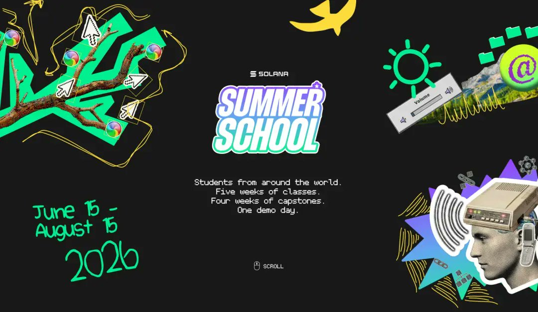 solana_devs's tweet photo. Solana Summer School was an epic journey of education, building, and shipping. 

Huge thanks to the faculty and students who made Solana Summer School possible.

Take a look here:
https://t.co/QpPR0As53B https://t.co/k6CuetXbpQ