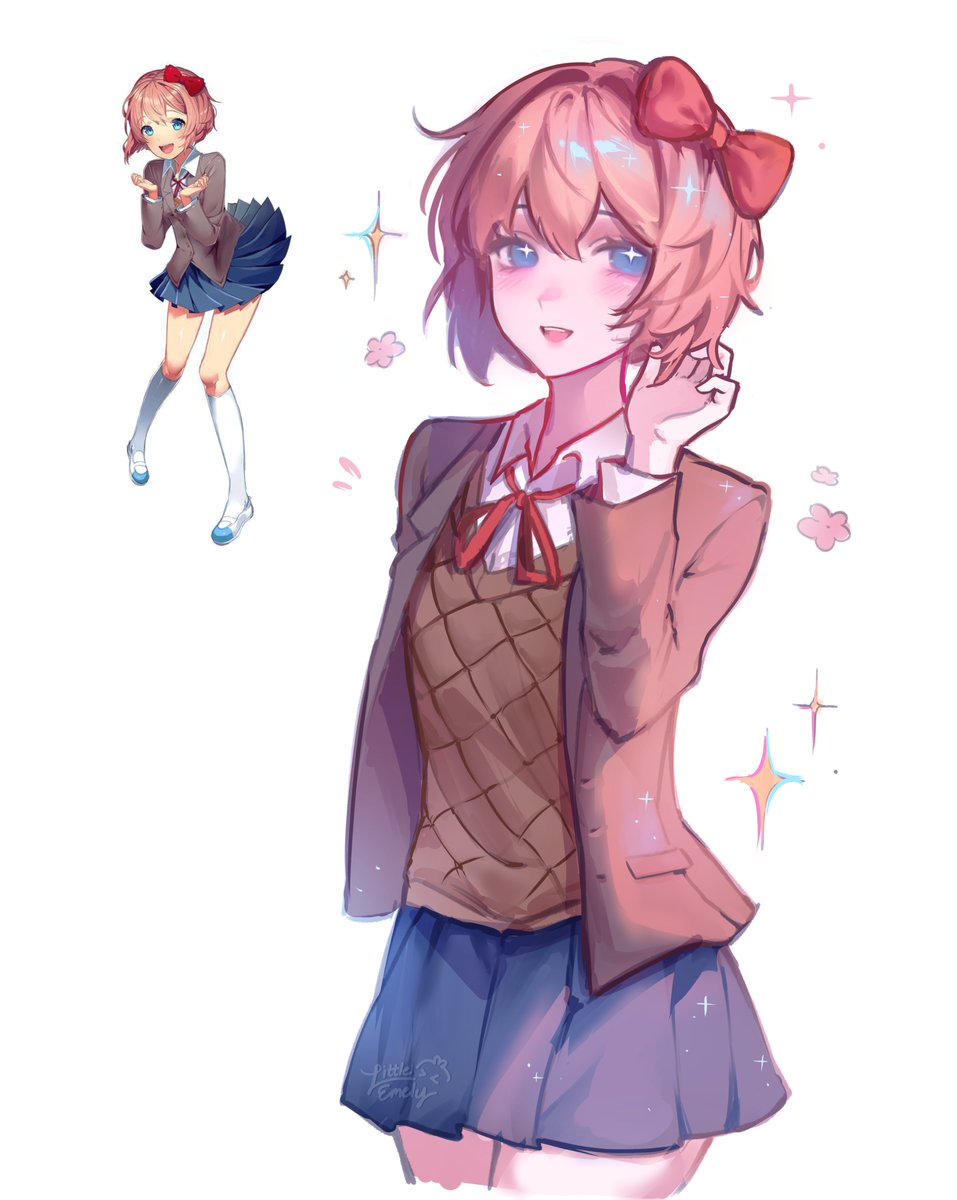 _LittleEmely_'s tweet photo. Sayori ⋆˙⟡ https://t.co/5orlELbCgS