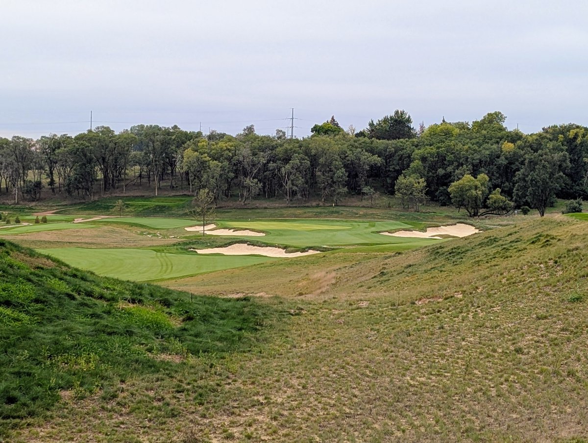 MidwestGolfJake's tweet photo. My 2nd time playing Mapleton in Sioux Falls, SD. This is Scott Hoffman's follow-up to the wildly popular Lost Rail. 

Mapleton is really good! It's gotta challenge Sutton Bay for the top ranked course in South Dakota...though I still need to see Sutton Bay to make that call.

Great club, great course, great staff. And now a 6 hole short course as well. The short course is great fun!