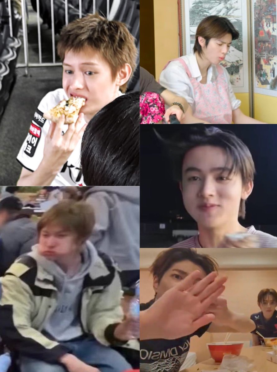 hyeonjjamie's tweet photo. Habit member Cortis pas makan (koreksi kalo salah)

🦅: ekspresif bgt, kadang suka angguk² kepala abis makan><
🦒: Suka nyimpen makanan nya di pipi (marmut🤏🏻)
🐢 : jjukerung😭 alisnya ngerung kalo mam nya enyakk🤏🏻
🦊 : Lama ngunyah nya😭🤏🏻
🐶 : Cosplay food vlogger😭 https://t.co/Q4BVfPfmKm