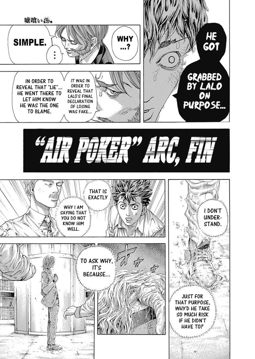 2rxtomiwa's tweet photo. Air Poker - 10/10

Truly the most mentally polarizing, roller coaster, thought provoking fictional experience of my life. 

Pages upon chapters upon arcs upon various manga series will come and go but what i felt at this moment, will truly never leave me. https://t.co/667xXcF9Lw