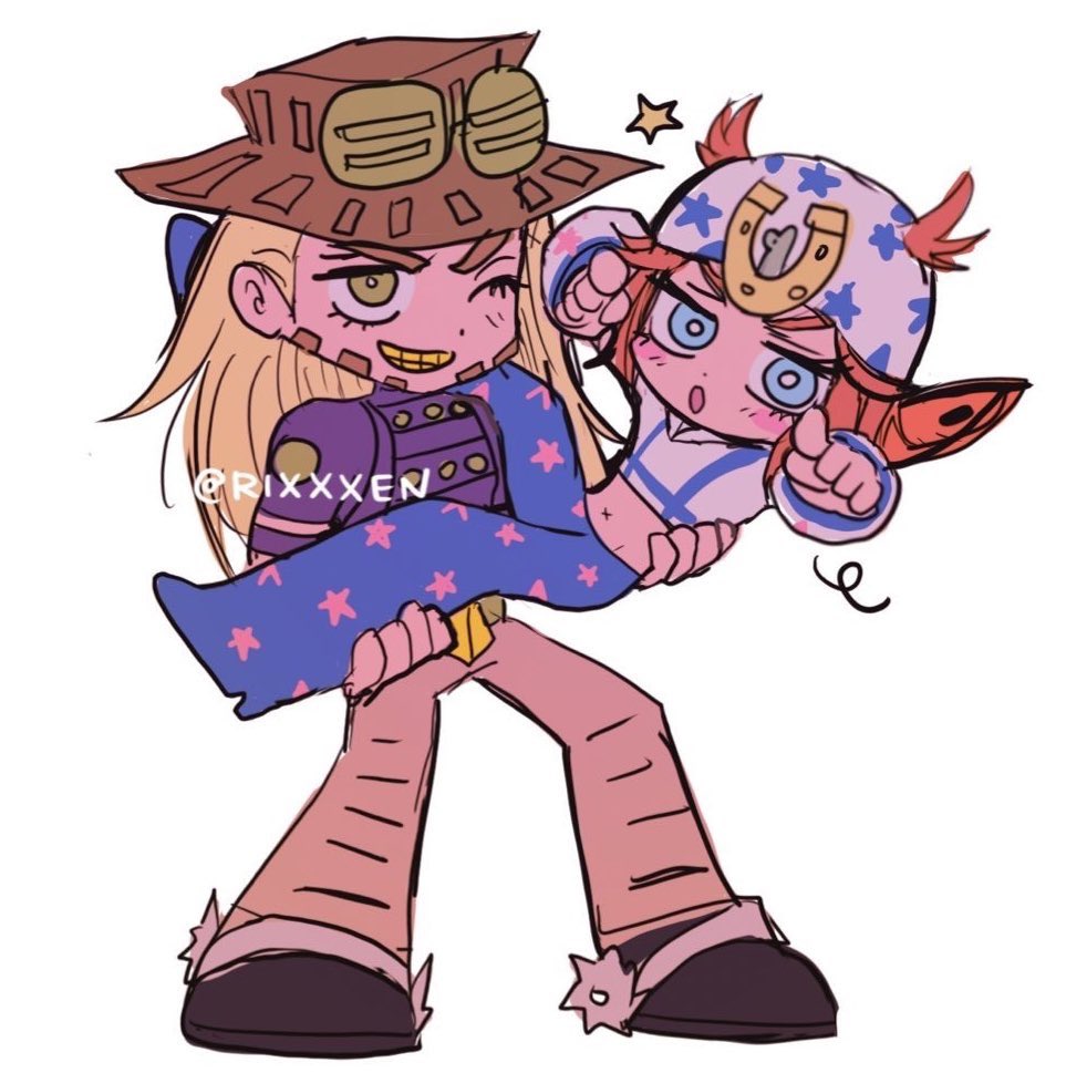 BADGYARU0's tweet photo. 🐴 #gyjo #steelballrun https://t.co/6wMopWi939