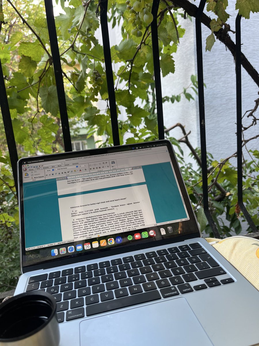 CigdemTarbin's tweet photo. Üzüm salkımım , limonlu pijamam , çayım ve bilgisayarımla balkonda çalışmaya çalışma günü 🤓 https://t.co/jQy2hOldr3