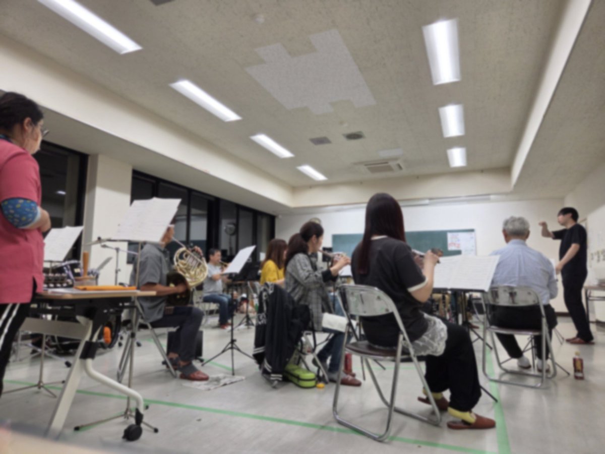 sbc1975's tweet photo. 2026.9.26
先月の豪雨に続き、台風がまた千葉を襲い、被害は深刻ですね😥
また天気が崩れる予報もありますので、引き続きご安全にお過ごしください。
練習場所の本納公民館は、台風による影響で今日は別の場所での練習でした！
秋の文化祭に向けた合奏を中心に行いました😊 https://t.co/HQyCYP5DqJ