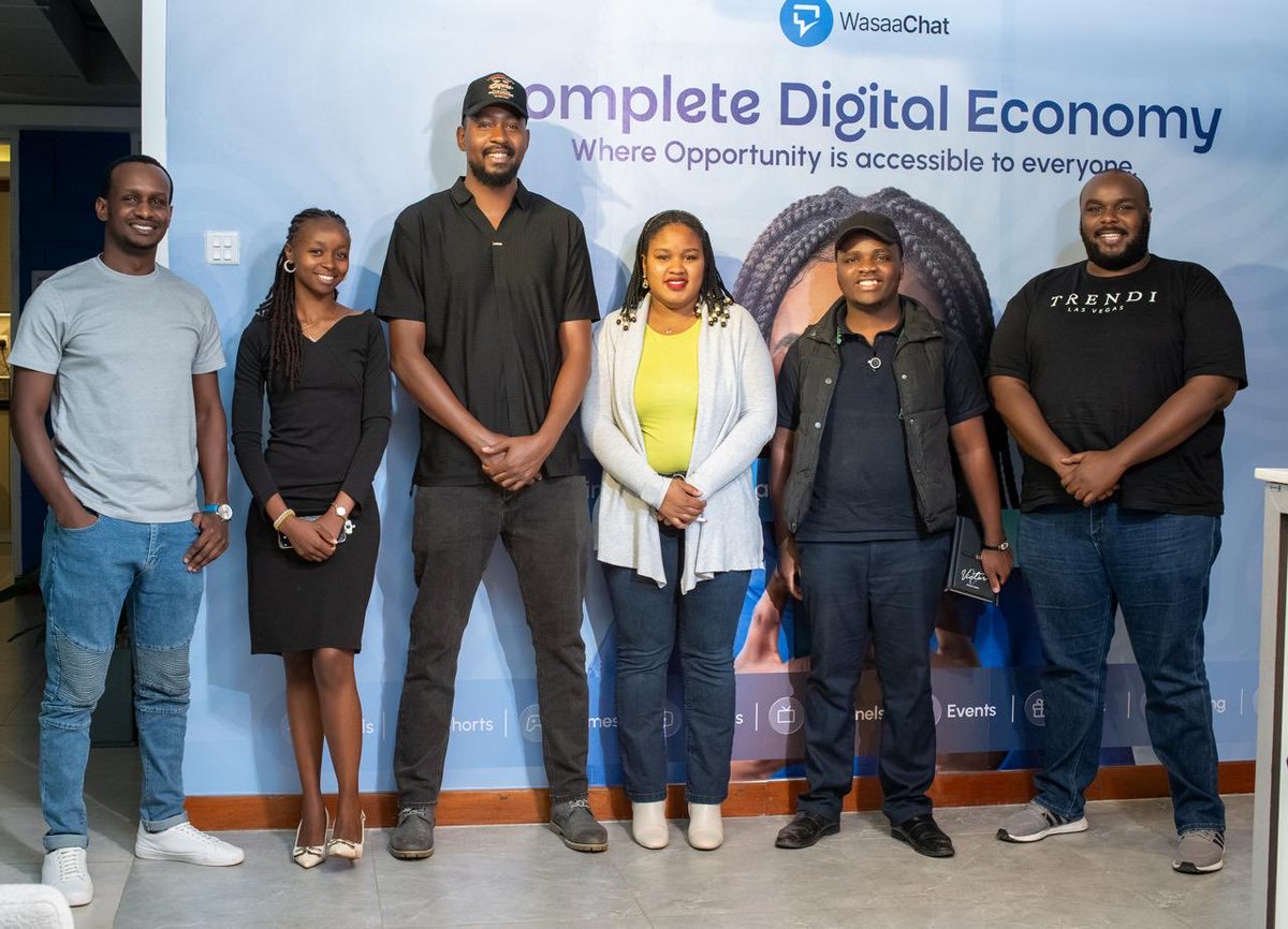 WasaaChat's tweet photo. We’re not just building a platform. We’re building a community where creators connect, collaborate, create opportunities and grow together.
Homegrown. Made in Kenya. Built with our people. 
#WasaaChat #MadeInKenya #TeamWasaa #CreatorEconomy https://t.co/wH7ETv7Wke