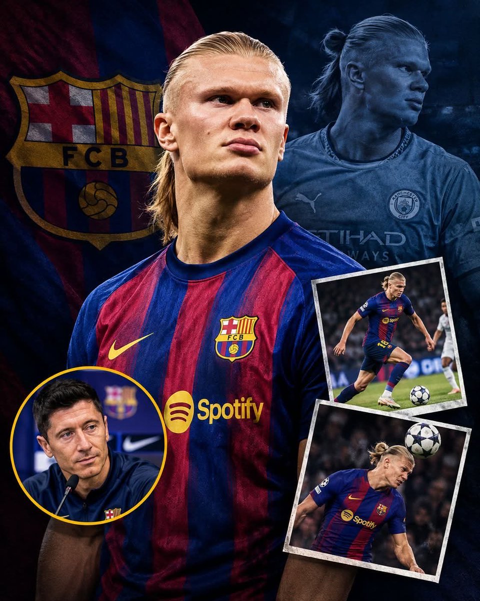 FullTime90X's tweet photo. 🚨🇪🇸 Joan Laporta:

🗣️ “We have very good relations with Sheikh Mansour and Manchester City. If there is any financial aid we can provide them through transfer sales, we will try to do that. 🔵🔴

🗣️ “We would happily sign Erling Haaland from them in the winter transfer window if that helps them in avoiding any kind of problems in their 115-charges case.” 👀💰